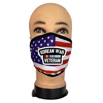 Korean War Veteran Flag Face Mask