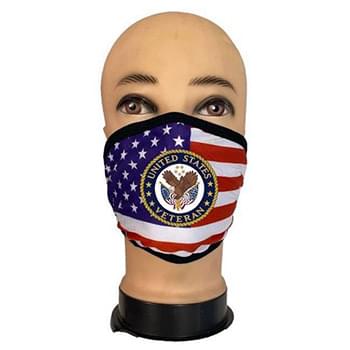 United States Veteran Flag Face Mask
