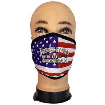 Desert Storm Veteran Face Mask