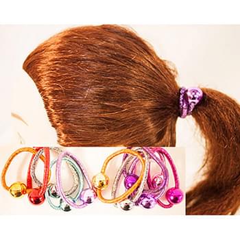 Metallic Ball Pony Tail Holder Hair Ties