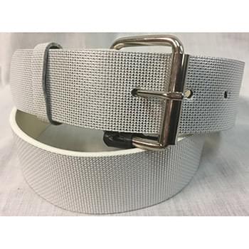 Silver PU Fashion Belt Assorted Size