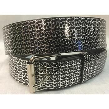 Black & Silver PU Fashion Belt