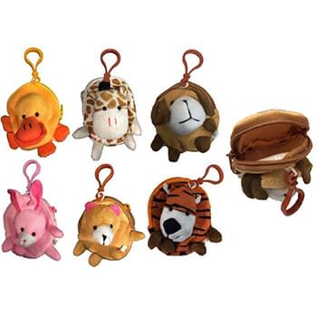 Assorted Stuffed Animal Keychain
