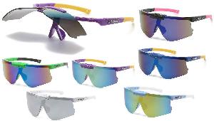 XLoop Large Frame Sports Sunglasses With Flip-Up Lens