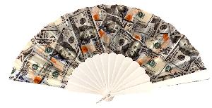 Money Style Hand Fan